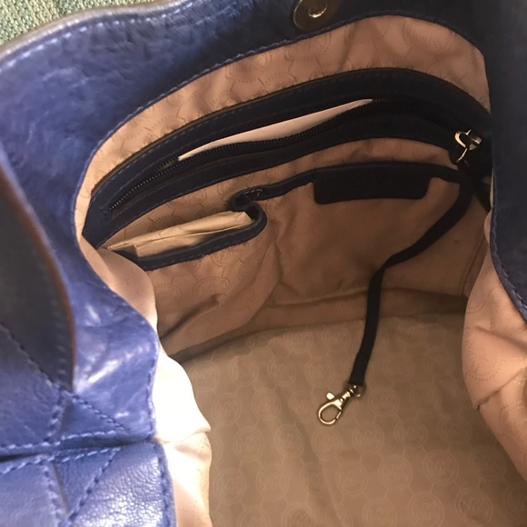 NWT Michael Kors Cobalt Purse - Picture 6 of 10